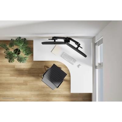 Neomounts DS65S-950BL2 Neomounts NEXT One SL Desk Mount, double display, sliding VESA (topfix clamp/grommet), black