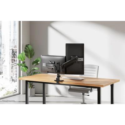Neomounts DS65S-950BL2 Neomounts NEXT One SL Desk Mount, double display, sliding VESA (topfix clamp/grommet), black