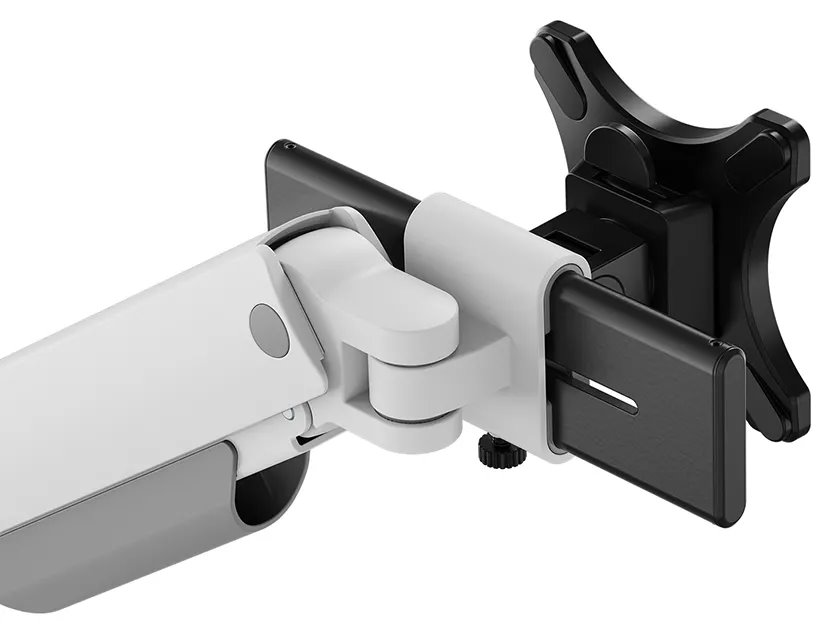 Neomounts DS65S-950WH2  Neomounts NEXT One SL Desk Mount, double display, sliding VESA (topfix clamp/grommet), white