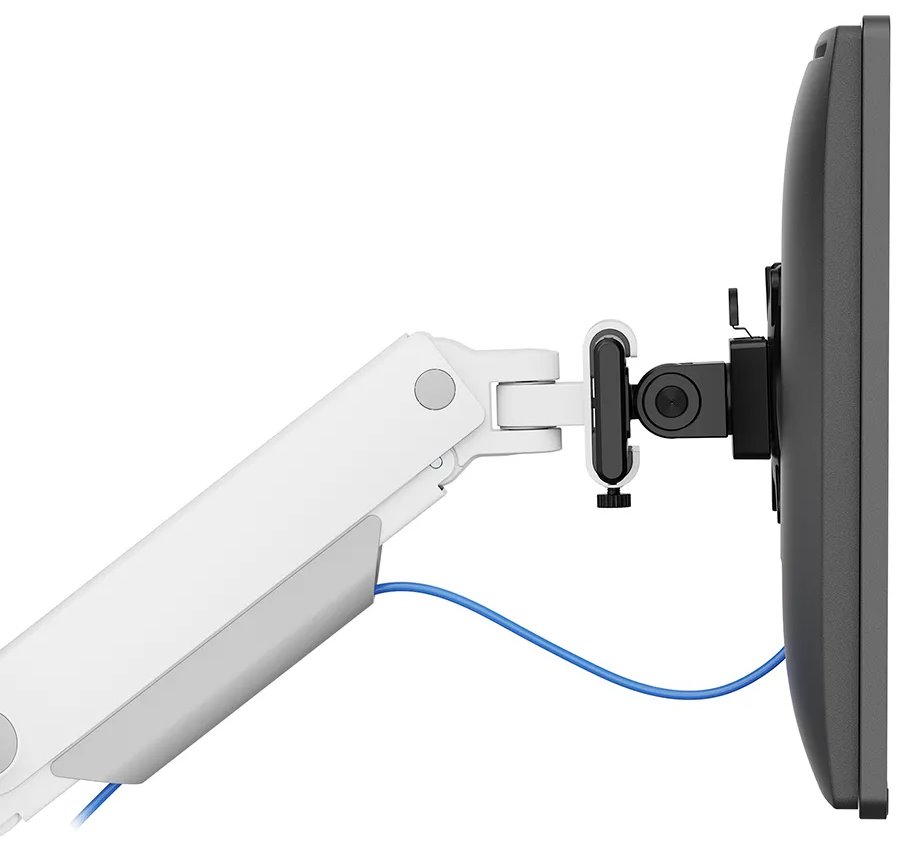 Neomounts DS65S-950WH2  Neomounts NEXT One SL Desk Mount, double display, sliding VESA (topfix clamp/grommet), white