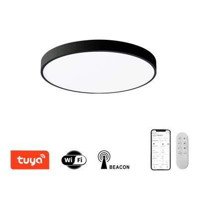IMMAX NEO LITE SEMPLICI SMART stropní svítidlo 40cm 36W 2736 lm, s podporou BEACON, Wi-Fi, TUYA, černé