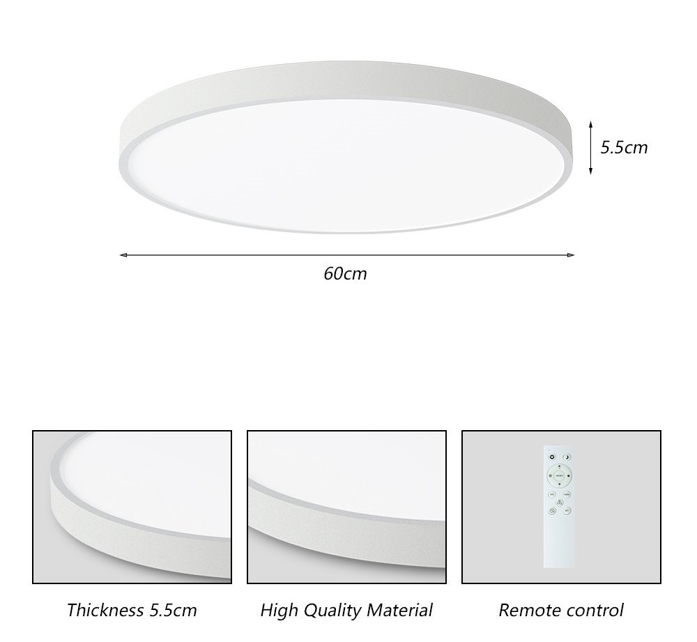 IMMAX NEO LITE SEMPLICI SMART stropní svítidlo 60cm 60W 4500 lm, s podporou BEACON, Wi-Fi, TUYA, bílé