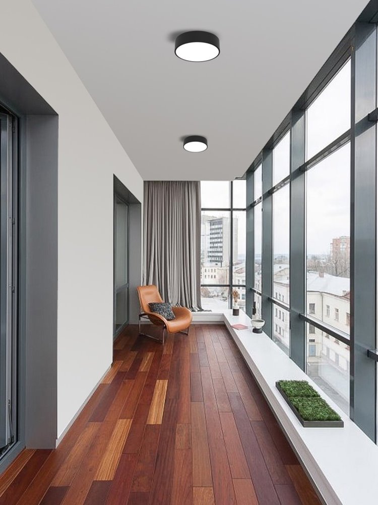 IMMAX NEO RONDATE SLIM SMART stropní svítidlo 25 x 7cm 18W Zigbee 3.0, TUYA, černé