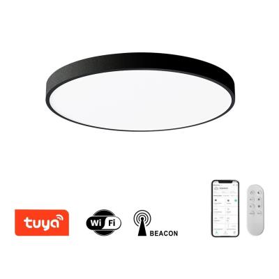 IMMAX NEO LITE SEMPLICI SMART stropní svítidlo 50cm 48W 3468 lm, s podporou BEACON, Wi-Fi, TUYA, černé