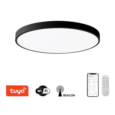 IMMAX NEO LITE SEMPLICI SMART stropní svítidlo 60cm 60W 4500 lm, s podporou BEACON, Wi-Fi, TUYA, černé