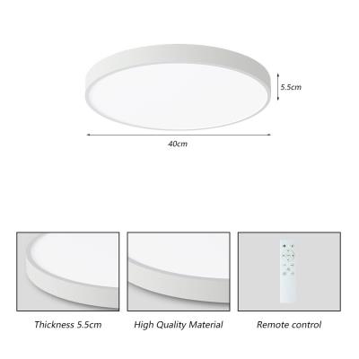 IMMAX NEO LITE SEMPLICI SMART stropní svítidlo 40cm 36W 2736 lm, s podporou BEACON, Wi-Fi, TUYA, bílé