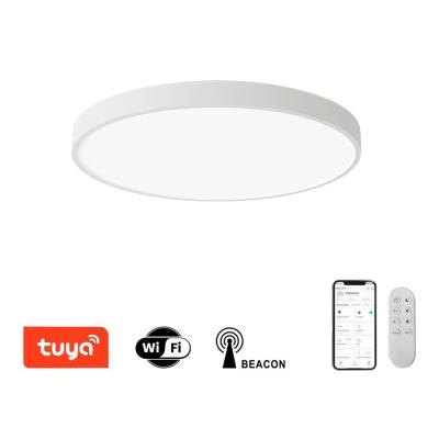IMMAX NEO LITE SEMPLICI SMART stropní svítidlo 50cm 48W 3468 lm, s podporou BEACON, Wi-Fi, TUYA, bílé