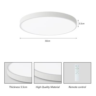 IMMAX NEO LITE SEMPLICI SMART stropní svítidlo 50cm 48W 3468 lm, s podporou BEACON, Wi-Fi, TUYA, bílé