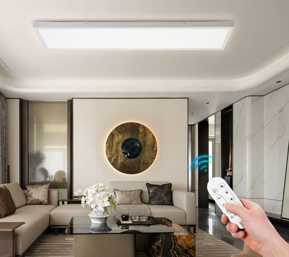 IMMAX NEO LITE FRAME SMART stropní svítidlo 120x30cm, IP44, CCT, s podporou BEACON, Wi-Fi, TUYA, bílé