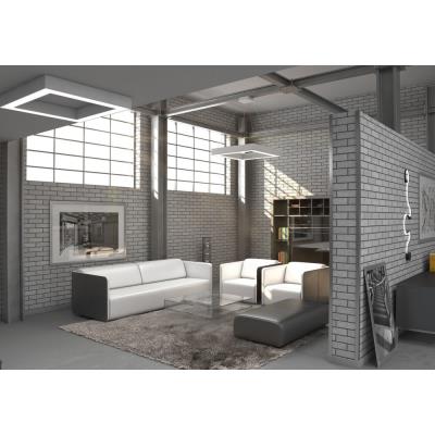 IMMAX NEO CANTO SLIM SMART stropní svítidlo 80x80cm 60W Zigbee 3.0, TUYA, bílé