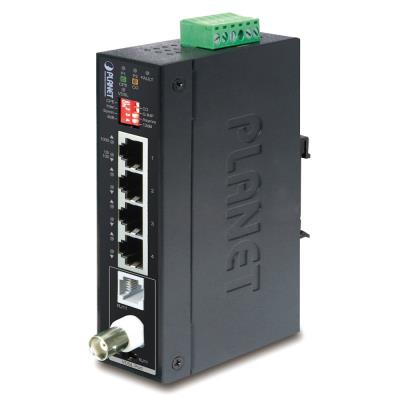 Planet IVC-234GT, VDSL2 průmyslový ethernet konvertor, 4x 1000Base-T, profil 17a/30a, G.993.5 G.Vectoring, G.INP