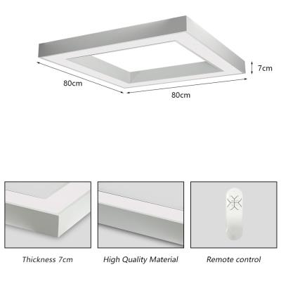 IMMAX NEO CANTO SLIM SMART stropní svítidlo 80x80cm 60W Zigbee 3.0, TUYA, bílé
