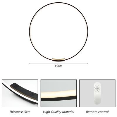 IMMAX NEO FINO SMART nástěnné + stropní svítidlo 80cm 50W 3420lm Zigbee 3,0 s DO, TUYA, černé