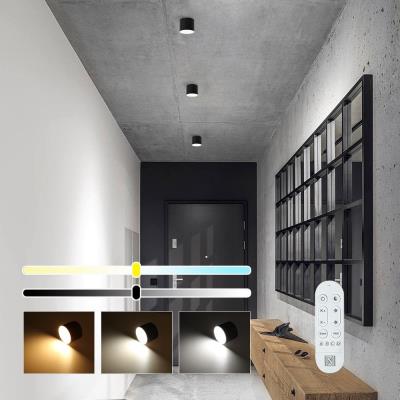 IMMAX NEO LITE RONDATES SMART stropní svítidlo 11,5cm 18W 1458lm s podporou BEACON, Wi-Fi, TUYA, černé