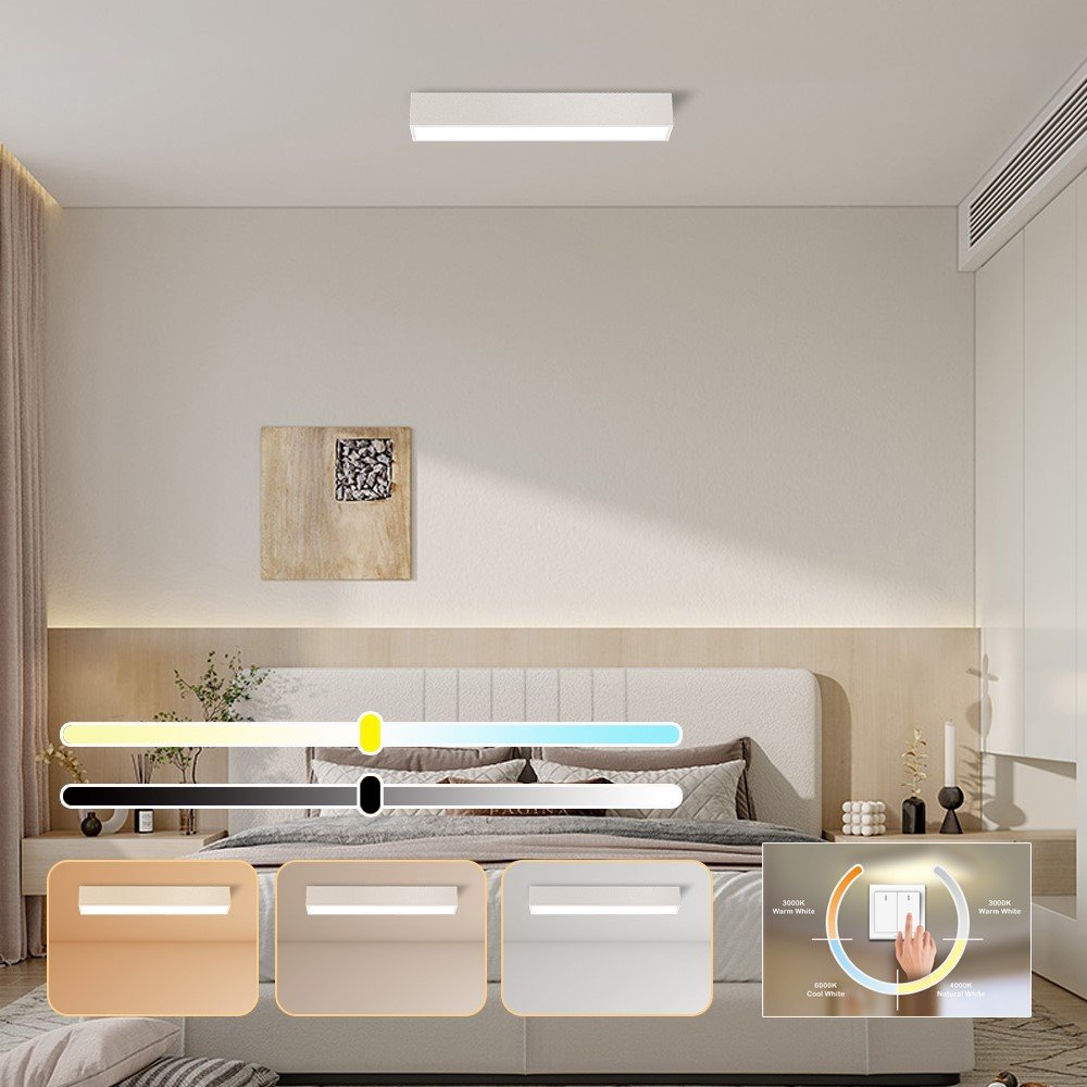 IMMAX NEO LITE LUNGO SMART stropní svítidlo 58cm 20W 1520lm, s podporou BEACON, Wi-Fi, TUYA, bílé