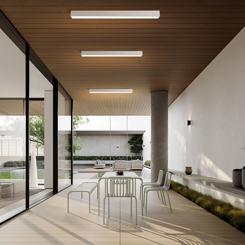 IMMAX NEO LITE LUNGO SMART stropní svítidlo 120cm 38W  2882lm, s podporou BEACON, Wi-Fi, TUYA, bílé