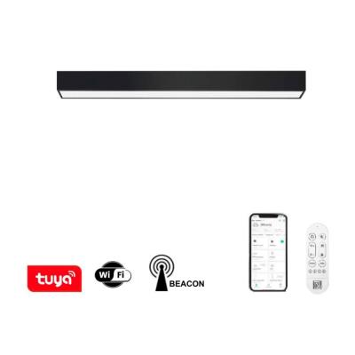 IMMAX NEO LITE LUNGO SMART stropní svítidlo 120cm 38W  2882lm, s podporou BEACON, Wi-Fi, TUYA, černé