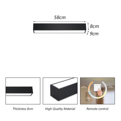 IMMAX NEO LITE LUNGO SMART stropní svítidlo 58cm 20W 1520lm, s podporou BEACON, Wi-Fi, TUYA, černé