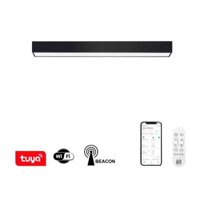 IMMAX NEO LITE LUNGO SMART stropní svítidlo 90cm 29W  2204lm, s podporou BEACON, Wi-Fi, TUYA, černé