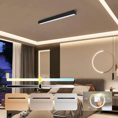 IMMAX NEO LITE LUNGO SMART stropní svítidlo 90cm 29W  2204lm, s podporou BEACON, Wi-Fi, TUYA, černé