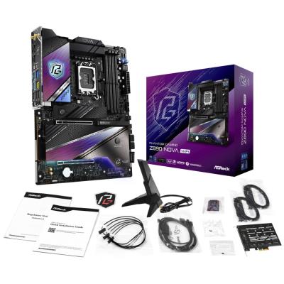 ASRock Z890 Nova WiFi / Intel Z890 / LGA1851 / 4x DDR5 / 6x M.2 / HDMI / 2x Thunderbolt 4 / WiFi / ATX