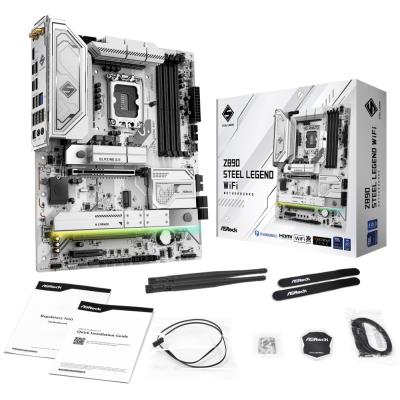 ASRock Z890 Steel Legend WiFi / Intel Z890 / LGA1851 / 4x DDR5 / 4x M.2 / HDMI / 2x Thunderbolt 4 / WiFi / ATX