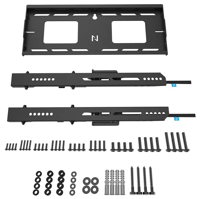 Neomounts WL30-750BL14 Neomounts LEVEL-750 Wall Mount (XL, 100 kg, kickstand, lockable, connectable, VESA 400x400)