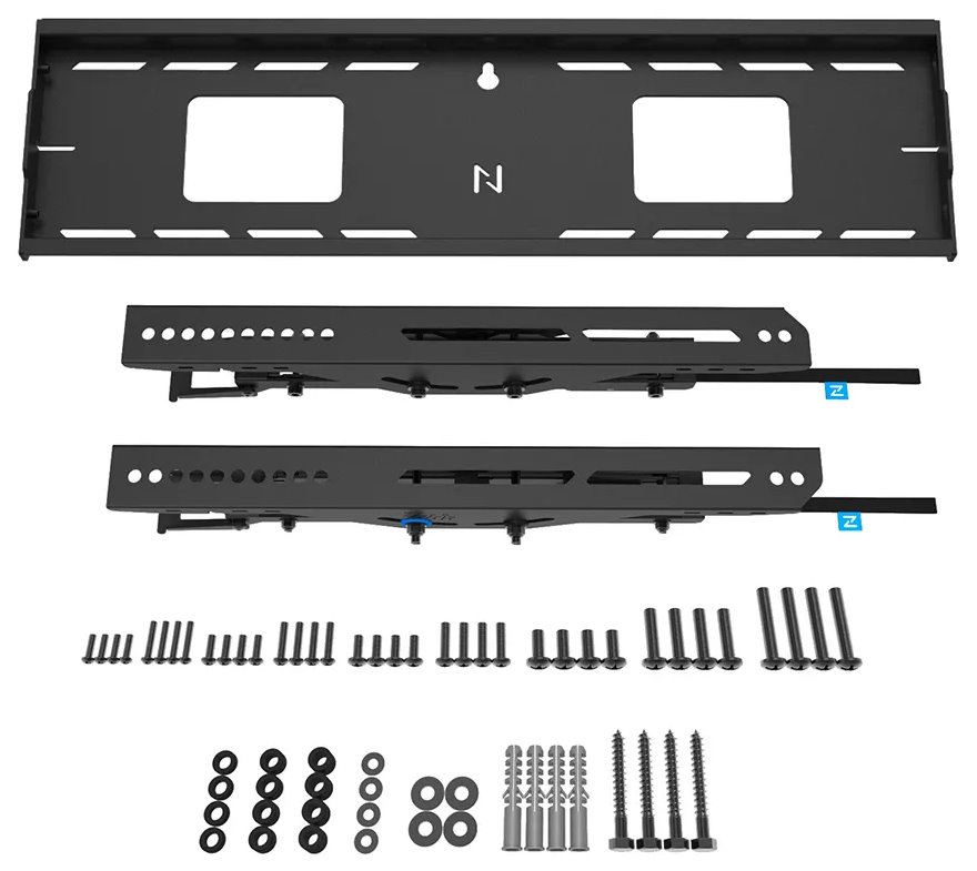 Neomounts WL35-750BL16 Neomounts LEVEL-750 Wall Mount (XL, 125 kg, tiltable, tilt guard, connectable, VESA 600x400)