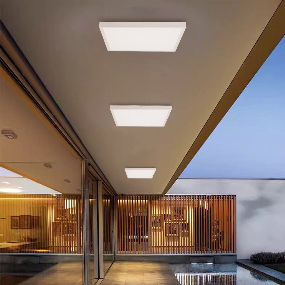 IMMAX NEO LITE FRAME SMART stropní svítidlo 60x60cm , IP44, CCT, s podporou BEACON, Wi-Fi, TUYA, bílé