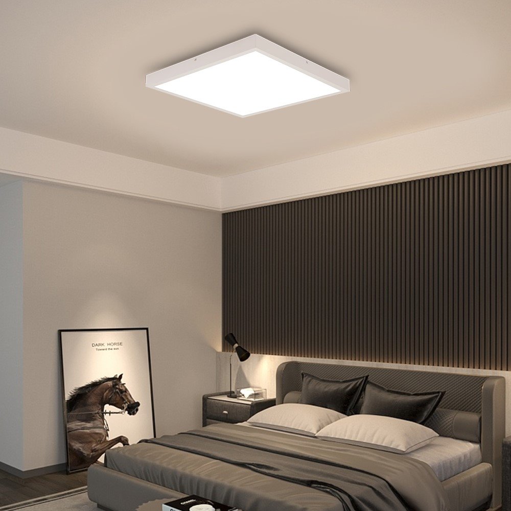 IMMAX NEO LITE FRAME SMART stropní svítidlo 60x60cm , IP44, CCT, s podporou BEACON, Wi-Fi, TUYA, bílé