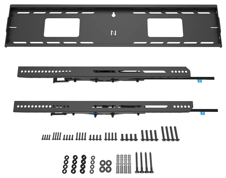 Neomounts WL35-750BL18 Neomounts LEVEL-750 Wall Mount (XL, 125 kg, tiltable, tilt guard, connectable, VESA 800x600)