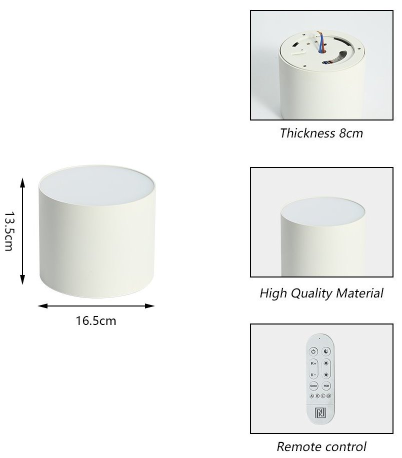 IMMAX NEO LITE RONDATES SMART stropní svítidlo 16,5cm 32W 2592lm s podporou BEACON, Wi-Fi, TUYA, bílé
