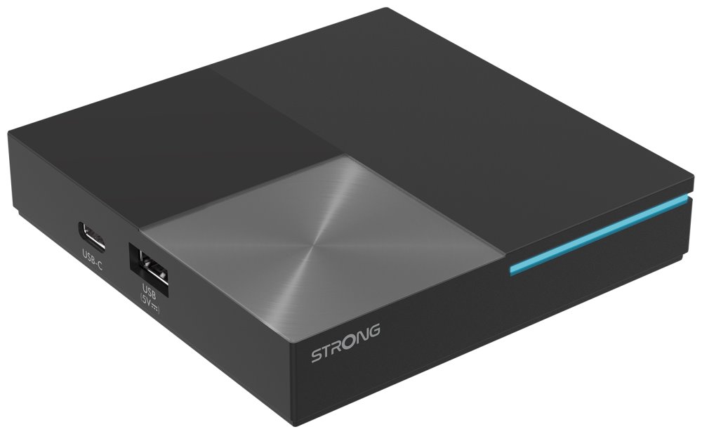 STRONG android box SRT LEAP-S3 PRO/ 4K UHD/ H.265/HEVC/ NETFLIX/ Disney+/ Chromecast/ HDMI/ USB/ LAN/ Wi-Fi 6/ Google TV