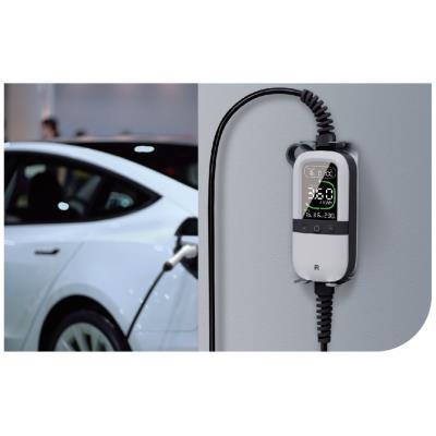 EVSE AC přenosná, jednofázová nabíječka pro elektromobily, pro domácnosti, 3.6kW, 6m kabel s konektorem T2