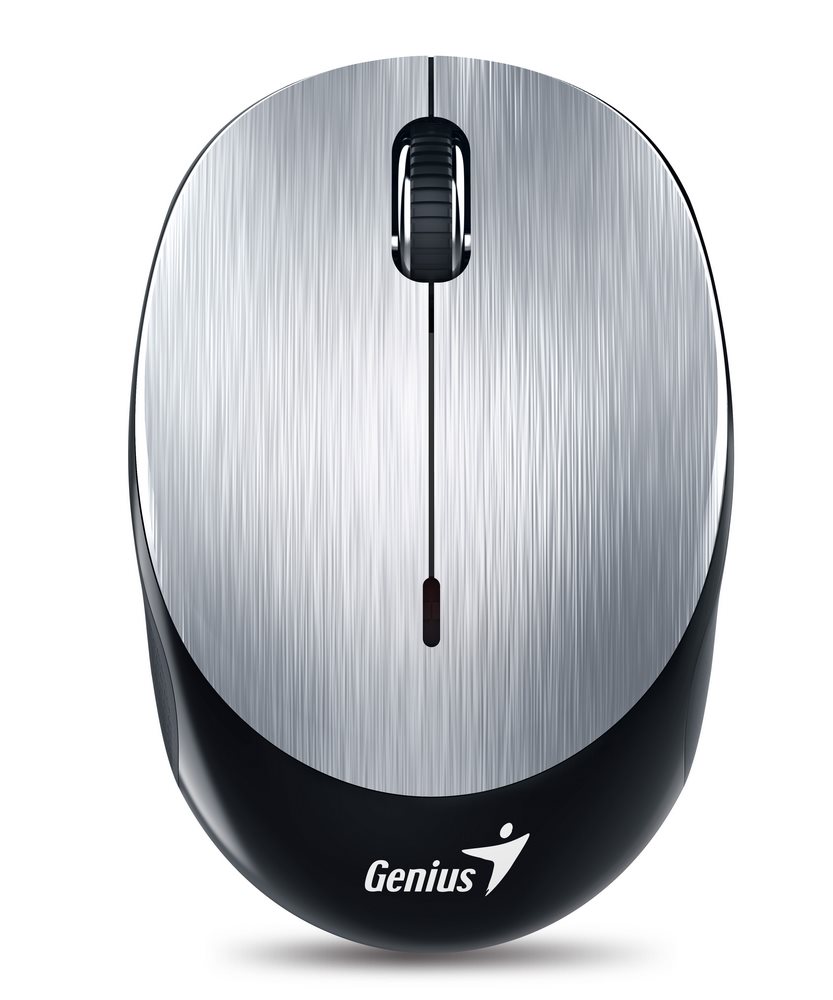 GENIUS NX-9000BT/ Bluetooth 4.0/ 1200 dpi/ bezdrátová/ dobíjecí baterie/ stříbrná