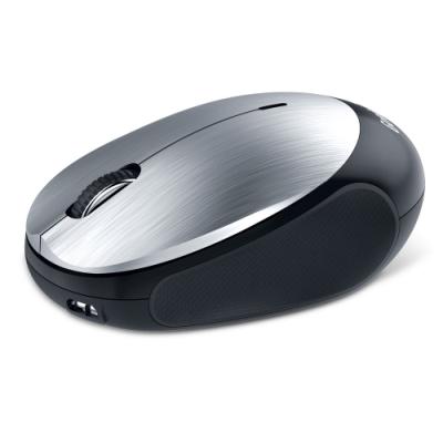 GENIUS NX-9000BT/ Bluetooth 4.0/ 1200 dpi/ bezdrátová/ dobíjecí baterie/ stříbrná