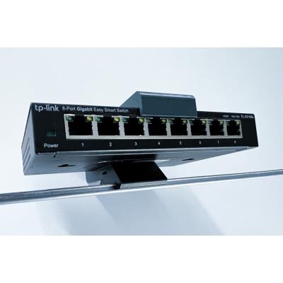 TP-LINK Držák na DIN lištu D-TPDIN158, pro SG108xx, SF1006P, ER605, RP108GE, šedý