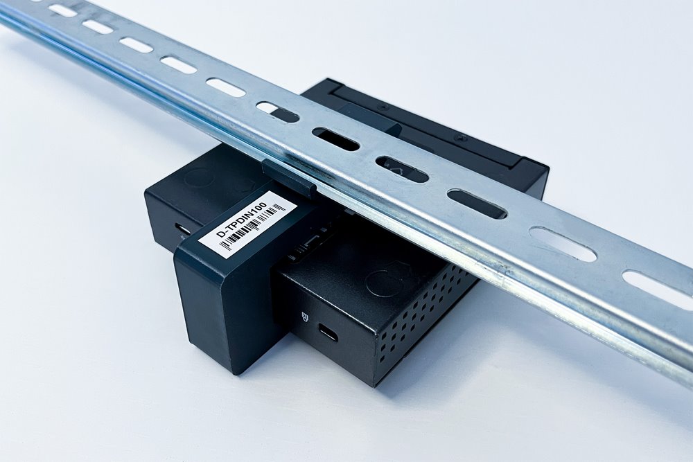 TP-LINK Držák na DIN lištu D-TPDIN100, pro OC200, SF1005xx, SG105xx, SG1005xx, šedý