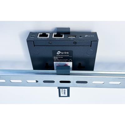TP-LINK Držák na DIN lištu D-TPDIN100, pro OC200, SF1005xx, SG105xx, SG1005xx, šedý