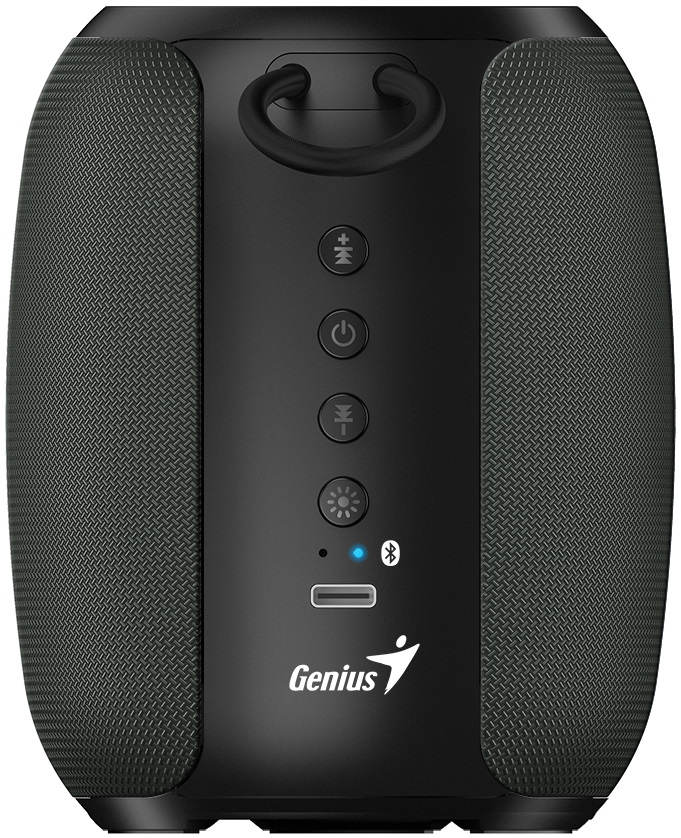 GENIUS repro SP-915BT Grey/ Bluetooth 5.3/ 5W/ mikrofon/ Copilot AI komunikace/ USB-C nabíjení/ černošedé