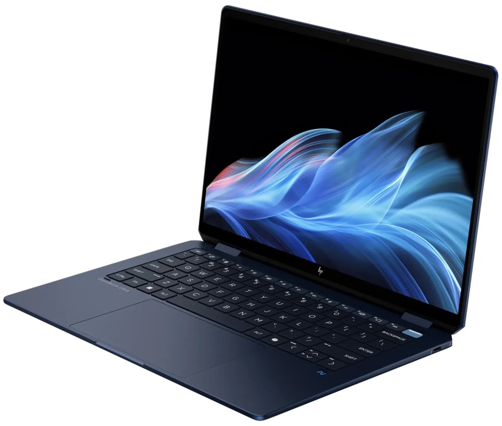 HP Omnibook Ultra Flip 14-fh0355nc/ Ultra 7 258V/ 32GB DDR5/ 2TB SSD/ Intel Arc/ 14"2,8K OLED,touch/ W11H/ modrý