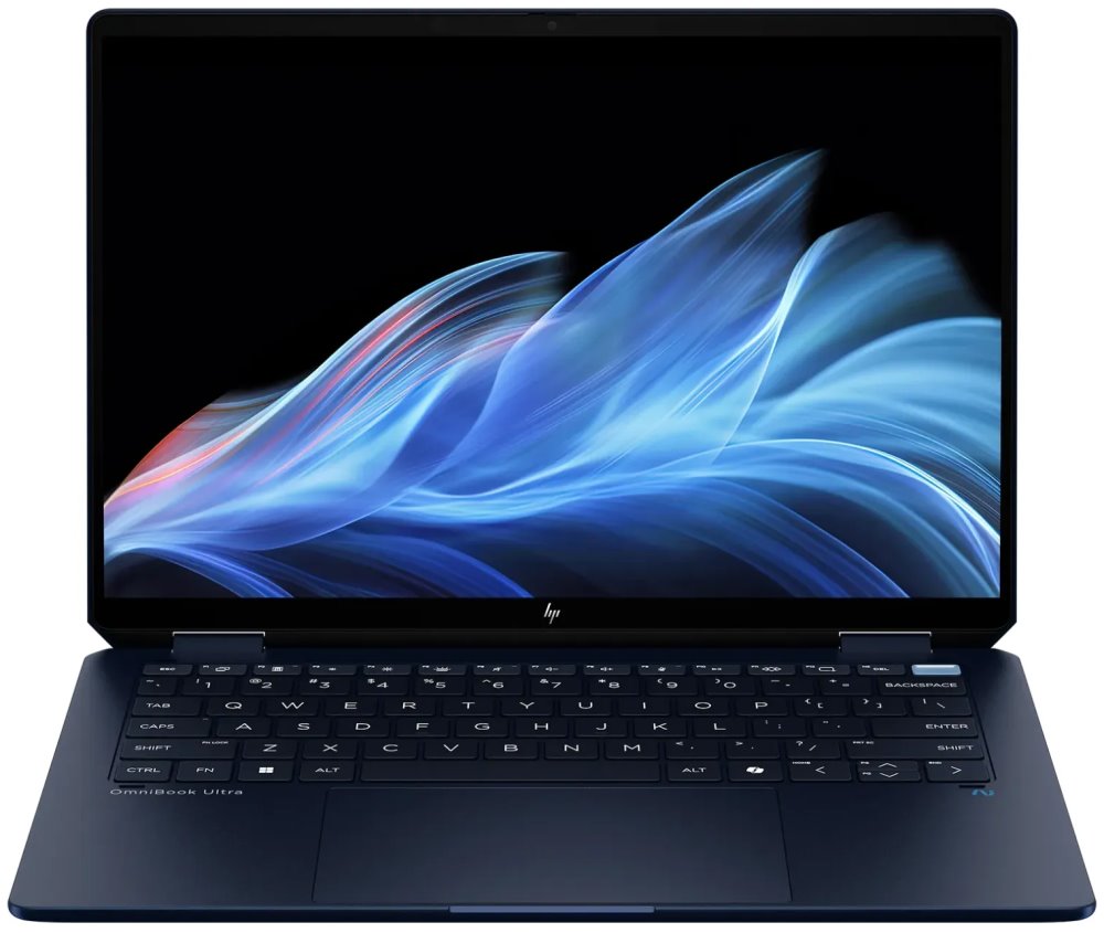HP Omnibook Ultra Flip 14-fh0355nc/ Ultra 7 258V/ 32GB DDR5/ 2TB SSD/ Intel Arc/ 14"2,8K OLED,touch/ W11H/ modrý