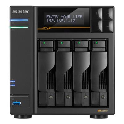 Asustor Lockerstor 4 Gen3 AS6804T   4x 2,5"/3,5" SATA III/ 16GB RAM/ Dual 10GbE/ 4x M.2 SSD
