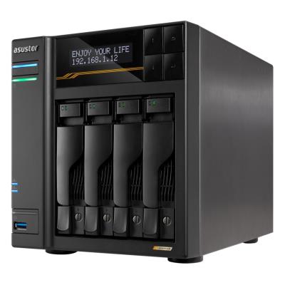 Asustor Lockerstor 4 Gen3 AS6804T   4x 2,5"/3,5" SATA III/ 16GB RAM/ Dual 10GbE/ 4x M.2 SSD