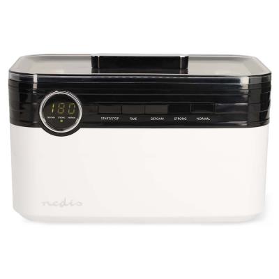 NEDIS ultrazvuková čistička šperků/ 1,8 L/ síťové napájení/ 220-240 V AC 50/60 Hz/ bílá (plast)