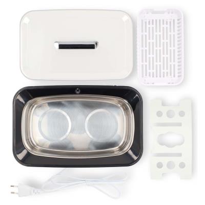 NEDIS ultrazvuková čistička šperků/ 1,8 L/ síťové napájení/ 220-240 V AC 50/60 Hz/ bílá (plast)