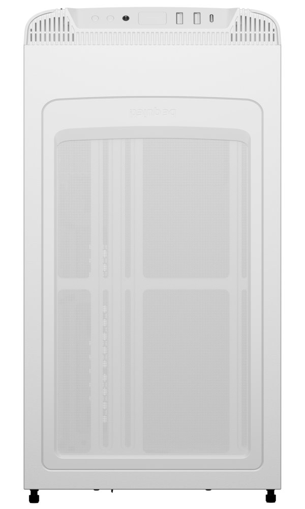 Be quiet! skříň PURE BASE 501 Airflow Window ATX / 2x140mm fan / USB-C / perforovaný přední panel / tvrzené sklo bílá