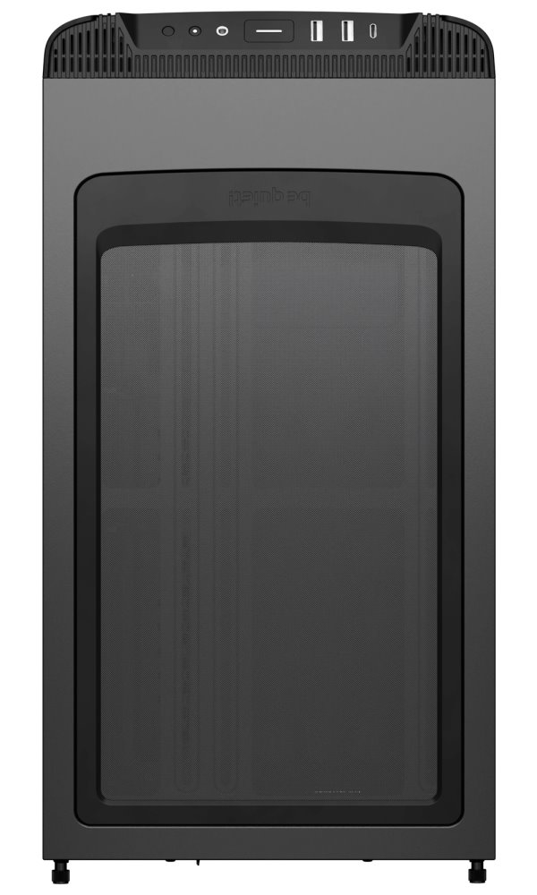 Be quiet! skříň PURE BASE 501 Airflow Window / ATX / 2x140mm fan / USB-C / perforovaný přední panel / tvrzené sklo černá