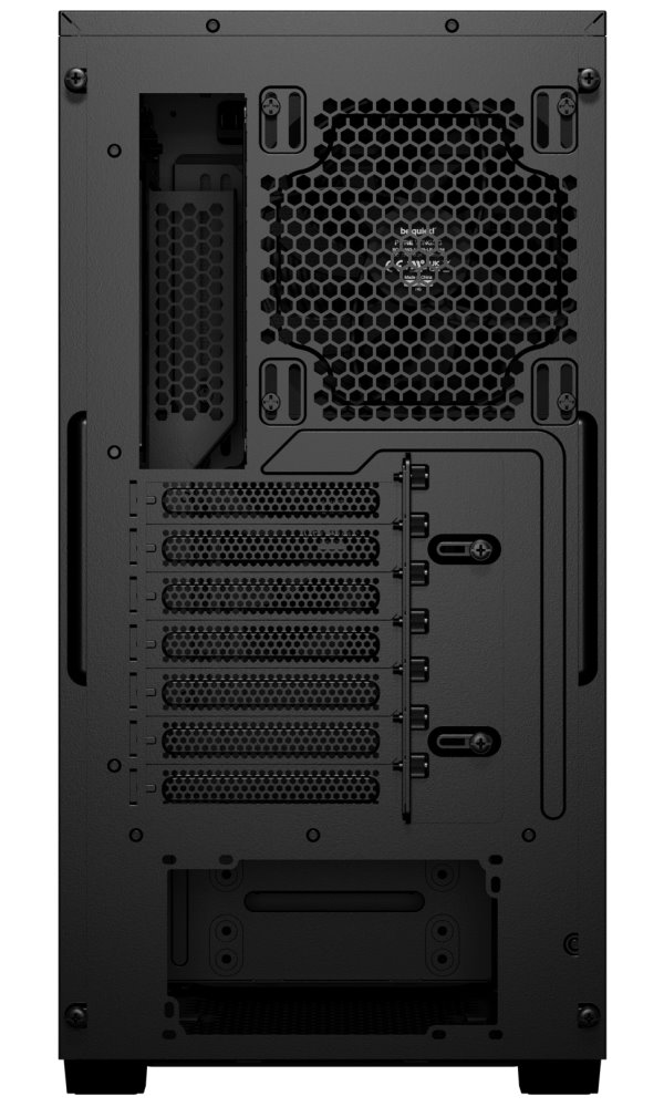 Be quiet! skříň PURE BASE 501 Airflow Window / ATX / 2x140mm fan / USB-C / perforovaný přední panel / tvrzené sklo černá