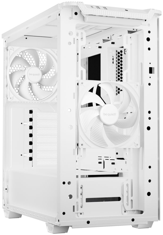 Be quiet! skříň PURE BASE 501 Airflow / ATX / 2x140mm fan / USB-C / perforovaný přední panel / bílá